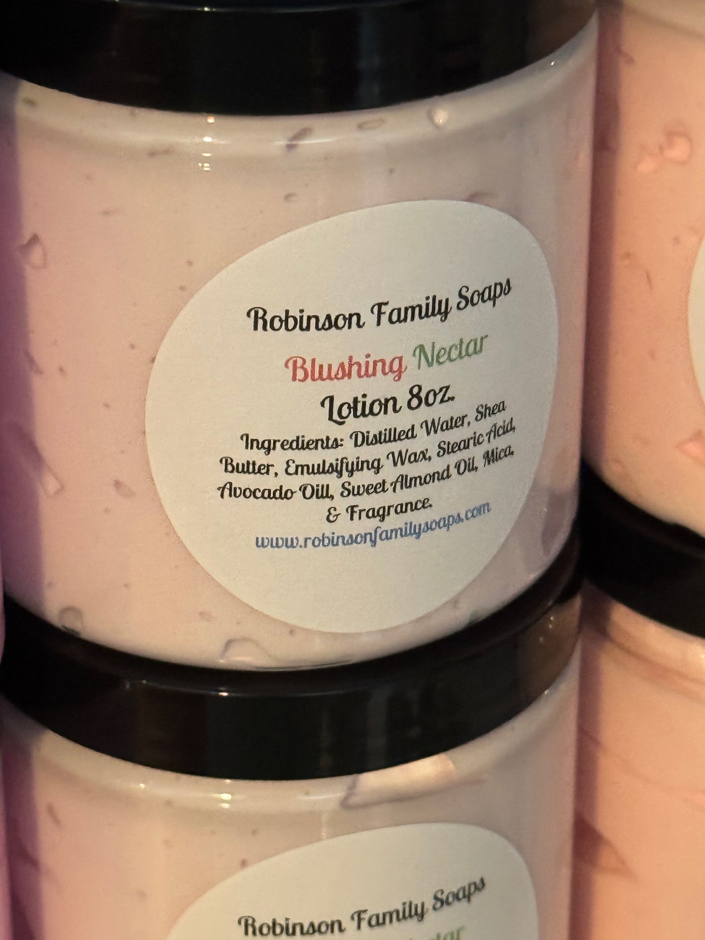 Handmade Lotions Lotion & Moisturizer Robinson Family Soaps Blushing Nectar