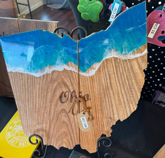 Cutting Boards & Charcuterie Boards Wood Boards Cashell Woodworking Ohio Resin Cutting Board