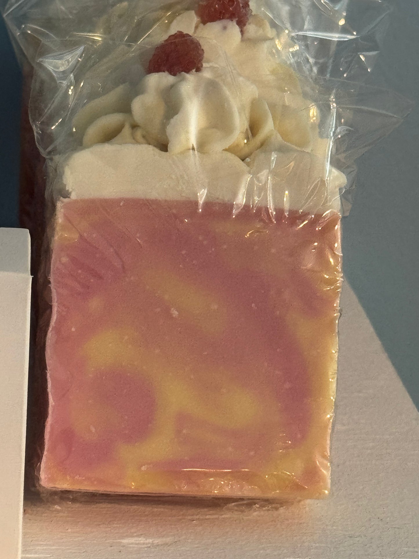 Raspberry Lemonade Frosted Soap Bar Soap Robinson Family Soaps