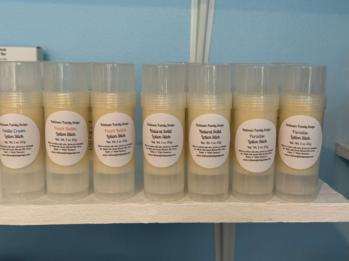 Solid Lotion Bars/Massage Bars/Body Butter Bars Lotion & Moisturizer Robinson Family Soaps