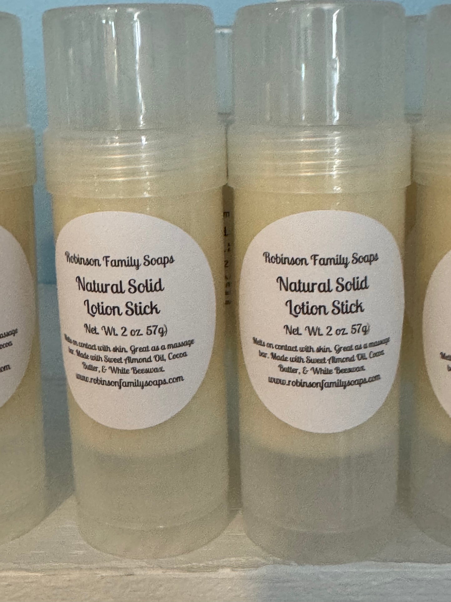 Solid Lotion Bars/Massage Bars/Body Butter Bars Lotion & Moisturizer Robinson Family Soaps Natural