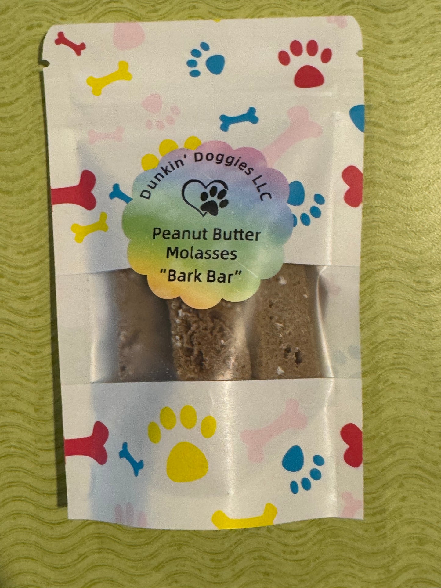 Pup Treat Snack Packs Dog Treats Dunkin' Doggies Peanut Butter Molasses Bar