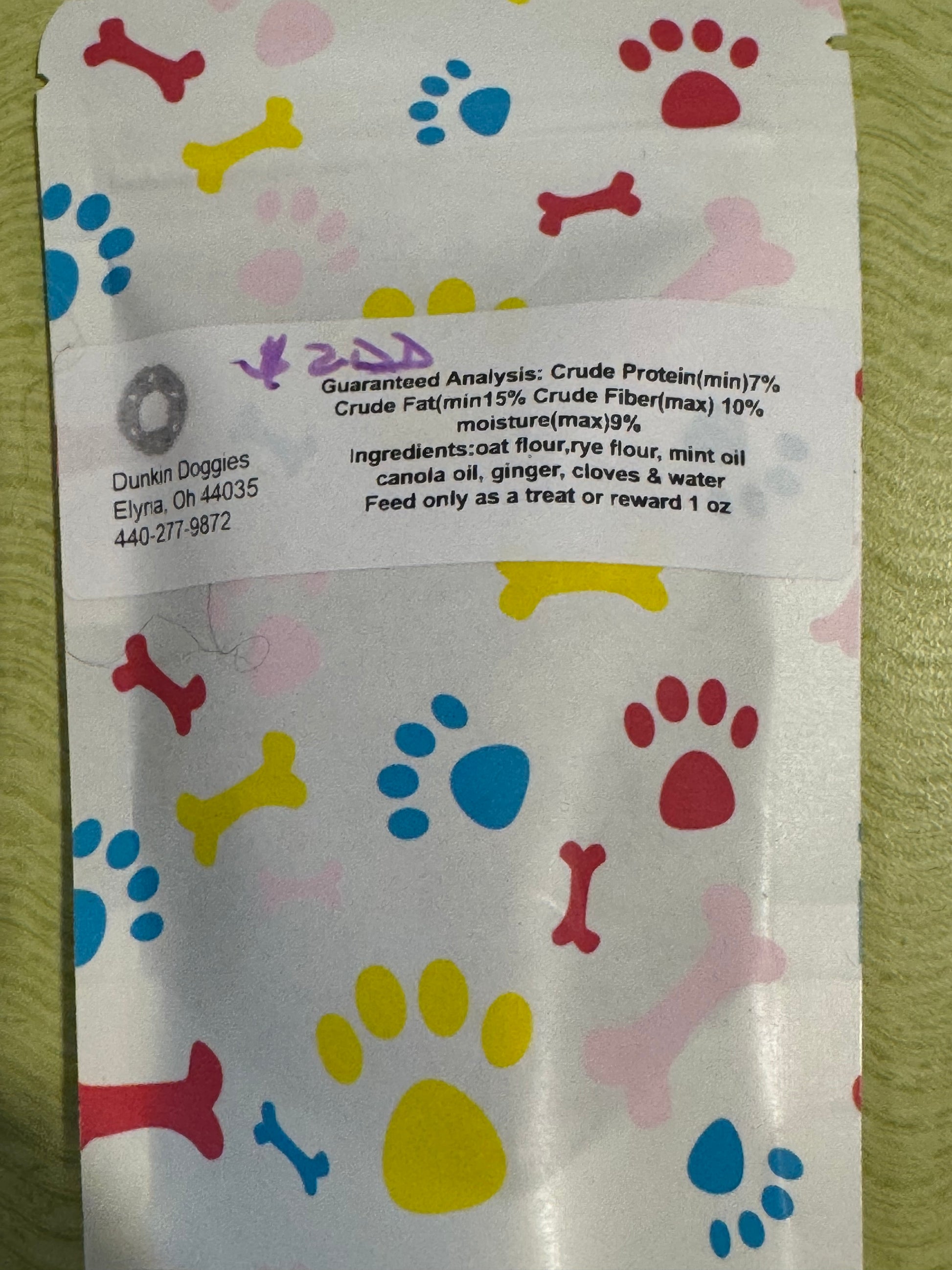 Pup Treat Snack Packs Dog Treats Dunkin' Doggies