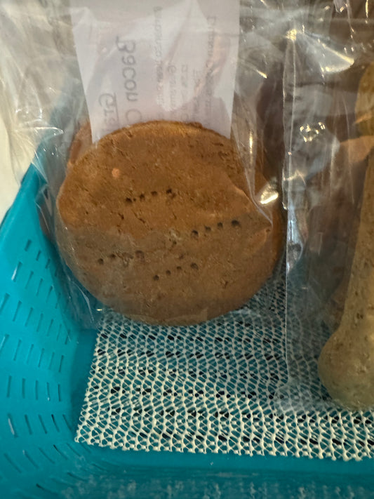 Pup Treat Cookies Dog Treats Dunkin' Doggies Bacon Cheeseburger Grain Free