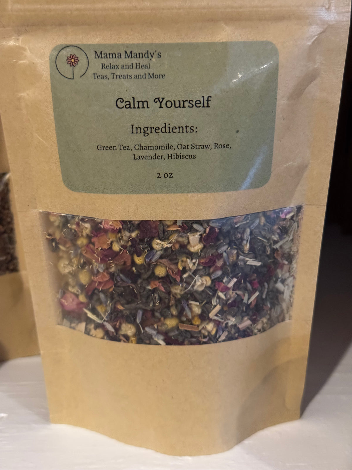 Handcrafted Tea Tea Mama Mandy's Teas Calm Yourself