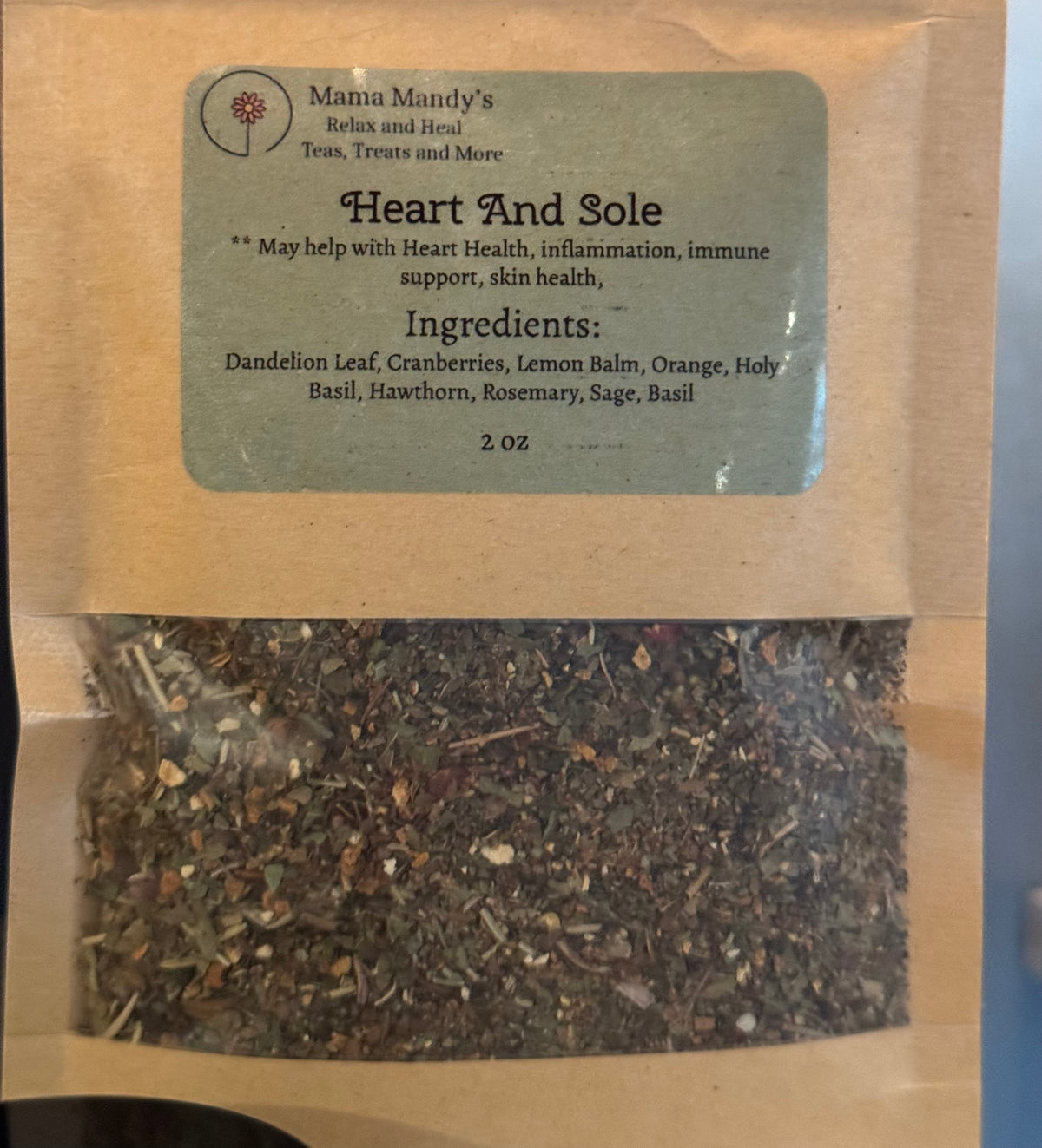 Handcrafted Tea Tea Mama Mandy's Teas Heart and Sole
