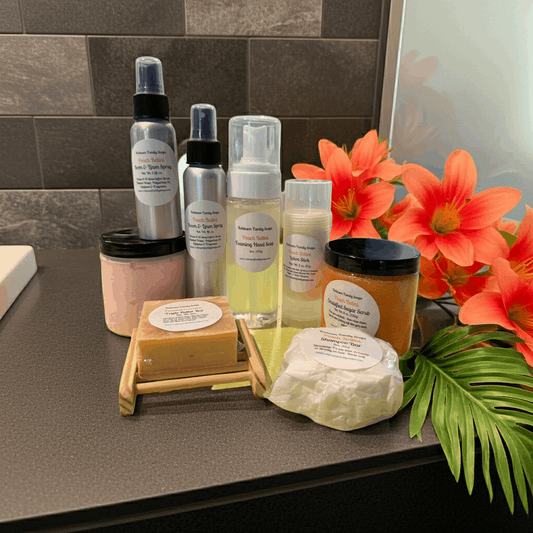 Peach Bellini & Cream Gift Set Gift Sets Robinson Family Soaps LLC