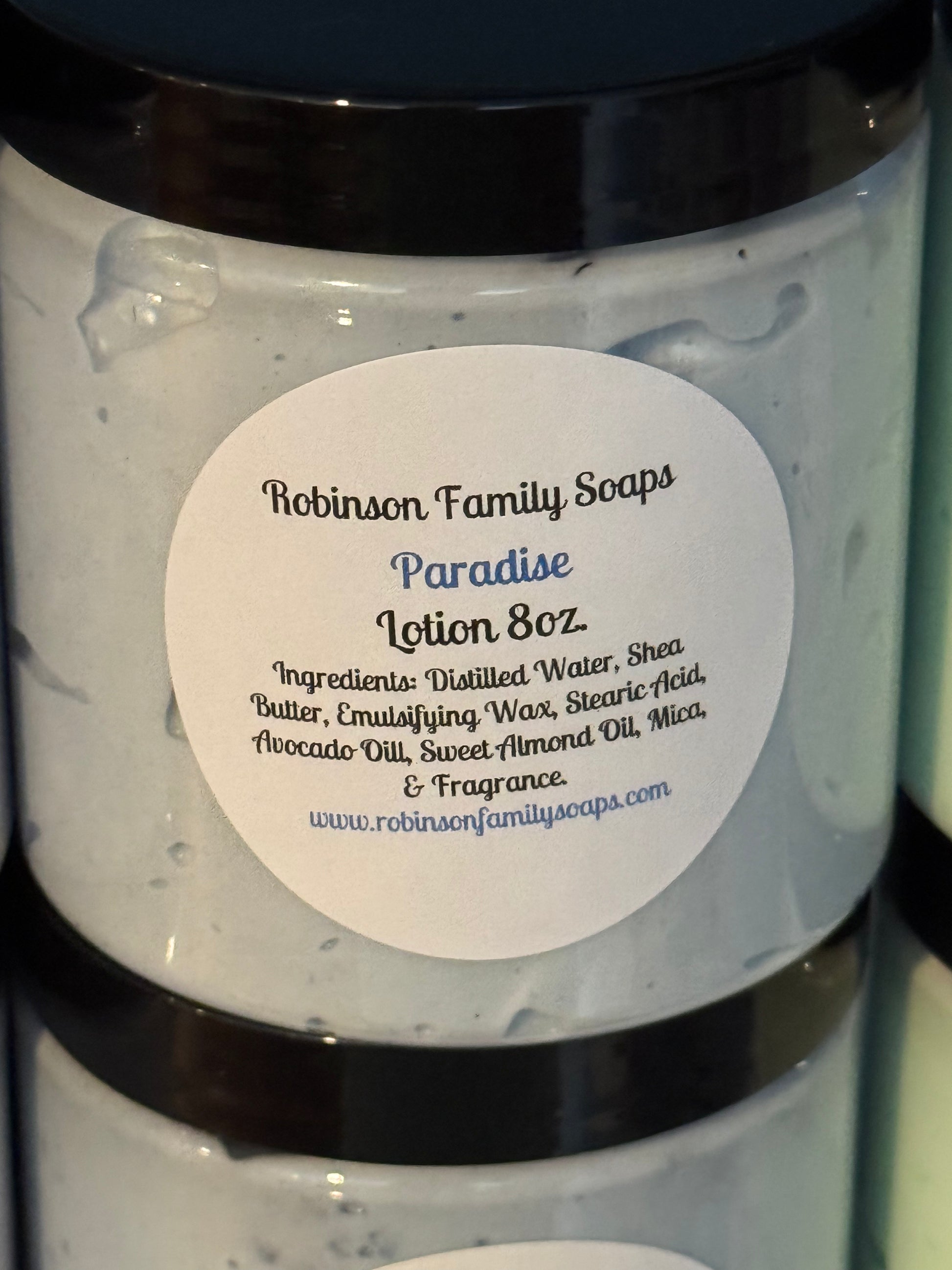 Handmade Lotions Lotion & Moisturizer Robinson Family Soaps Paradise