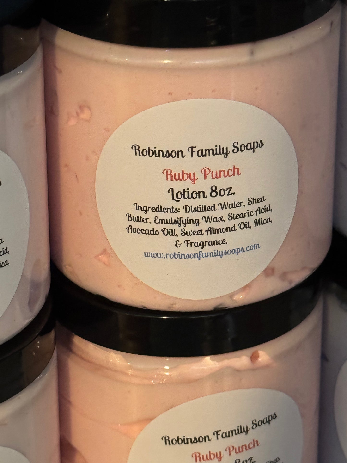 Handmade Lotions Lotion & Moisturizer Robinson Family Soaps Ruby Punch