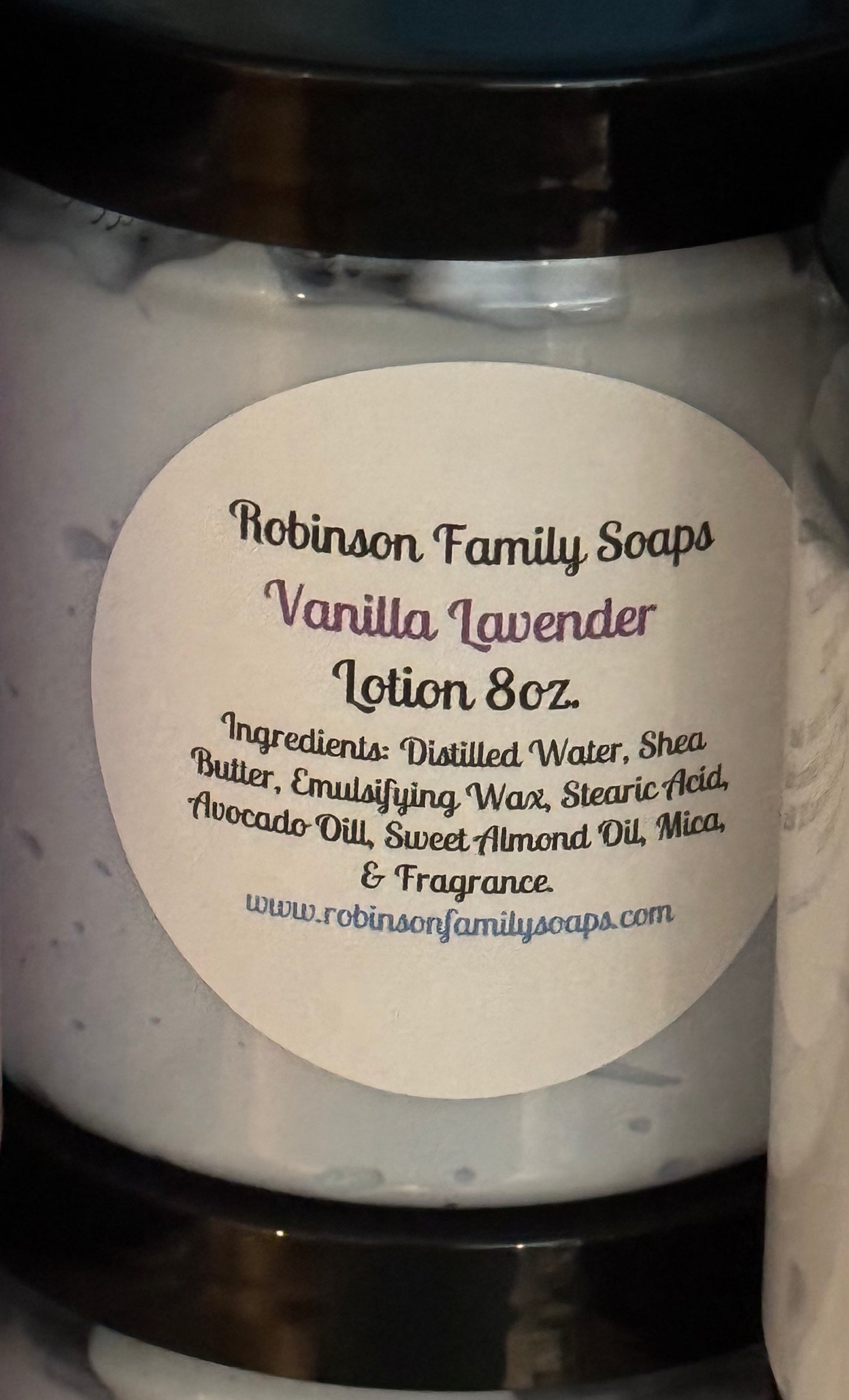 Handmade Lotions Lotion & Moisturizer Robinson Family Soaps Vanilla Lavender