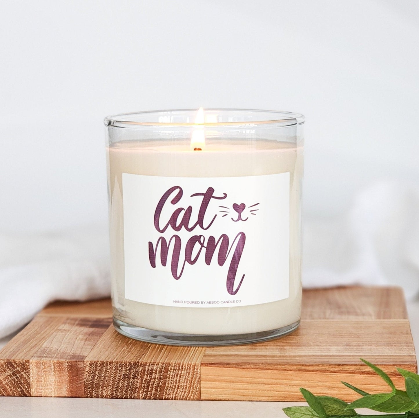 Cat Mom Soy Candle