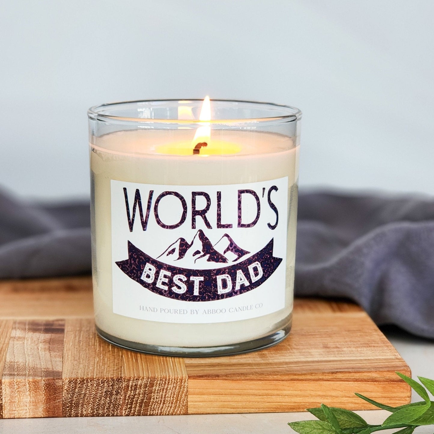 World's Best Dad Soy Candle