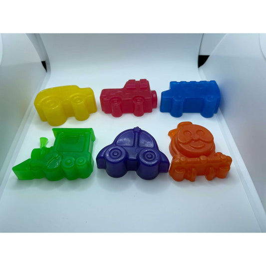 Children's Vehicle Soap Set of 6 Bar Soap Robinson Family Soaps