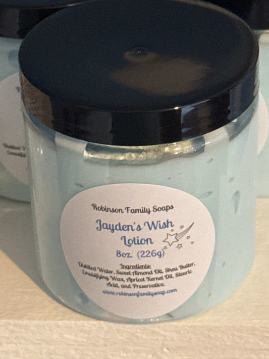 Jayden's Wish Lotions for Sensitive Skin & Skin Aliments Scented & Fragrance Free Lotion & Moisturizer Robinson Family Soaps