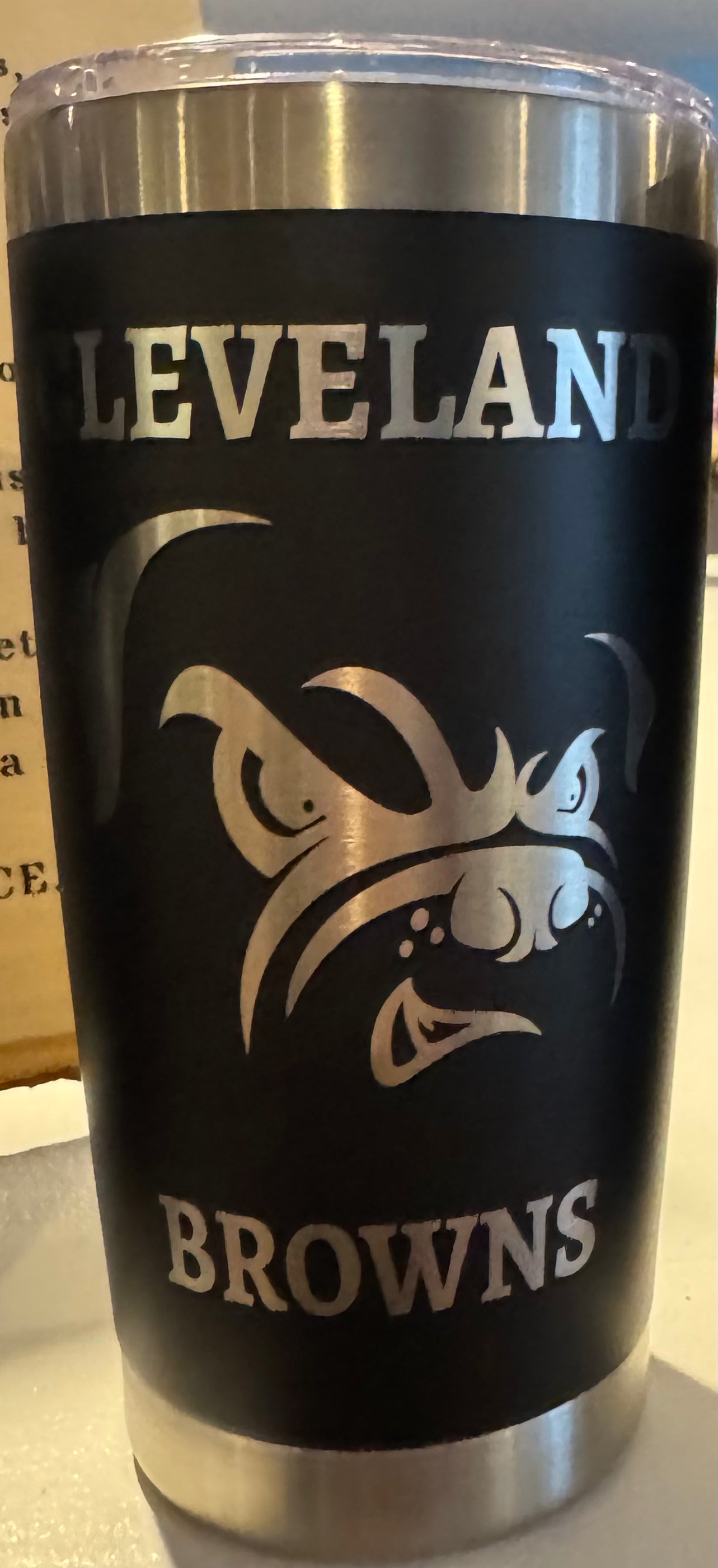 Laser Engraved Insulated Cups Insulated Cups Laser Joes Football