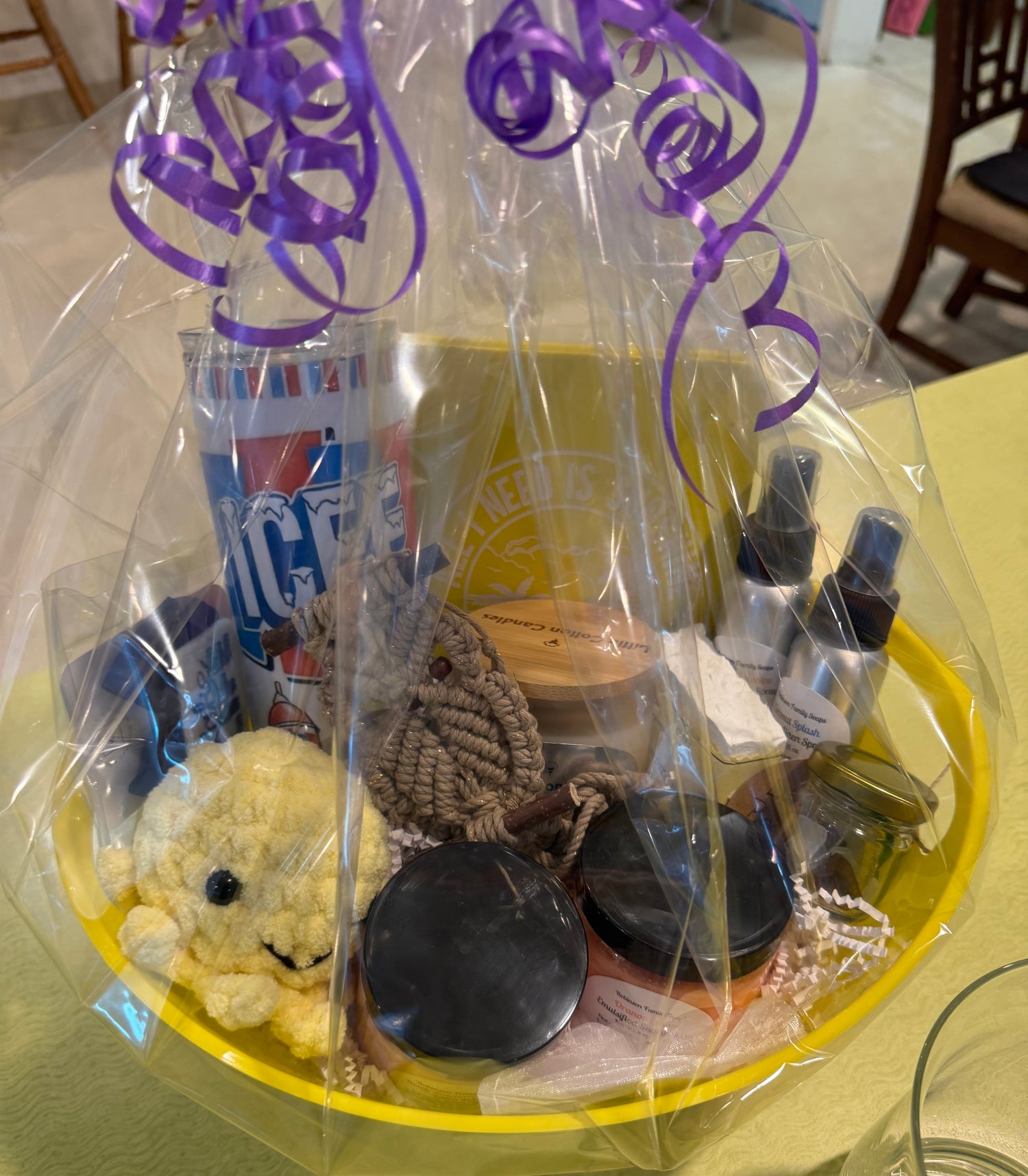 Raffle Basket Tickets Raffle tickets Robinson Family Soaps & Gifts Single Yellow fragrance/home cleaning