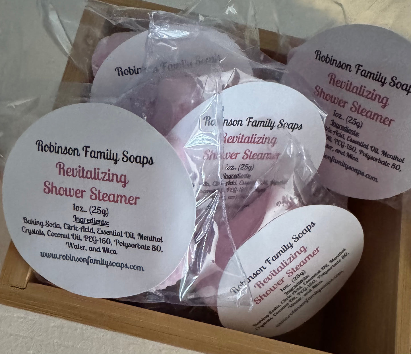 Shower Steamers Shower Steamer Robinson Family Soaps & Gifts Revitalize