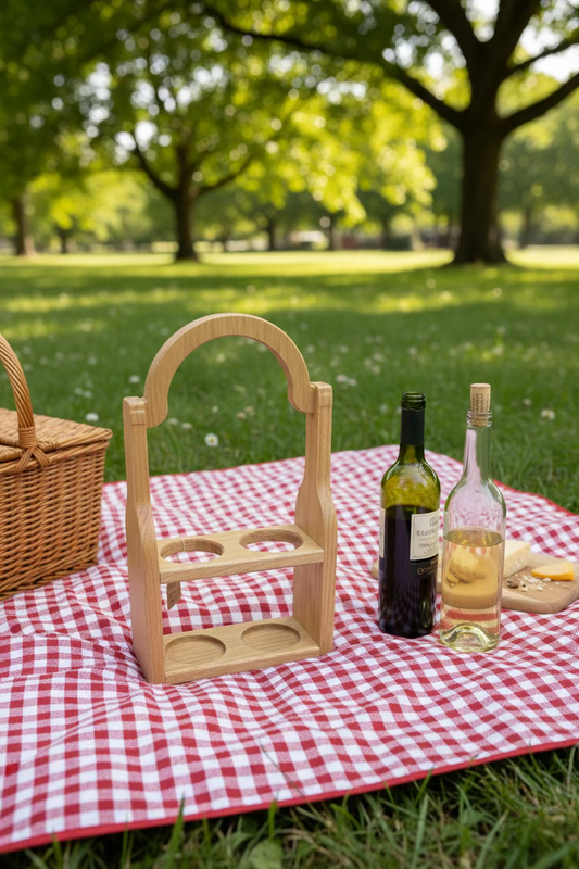 The Final Cut Woodworrking Wood Decor The Final Cut Woodworking Wine Bottle Carrier