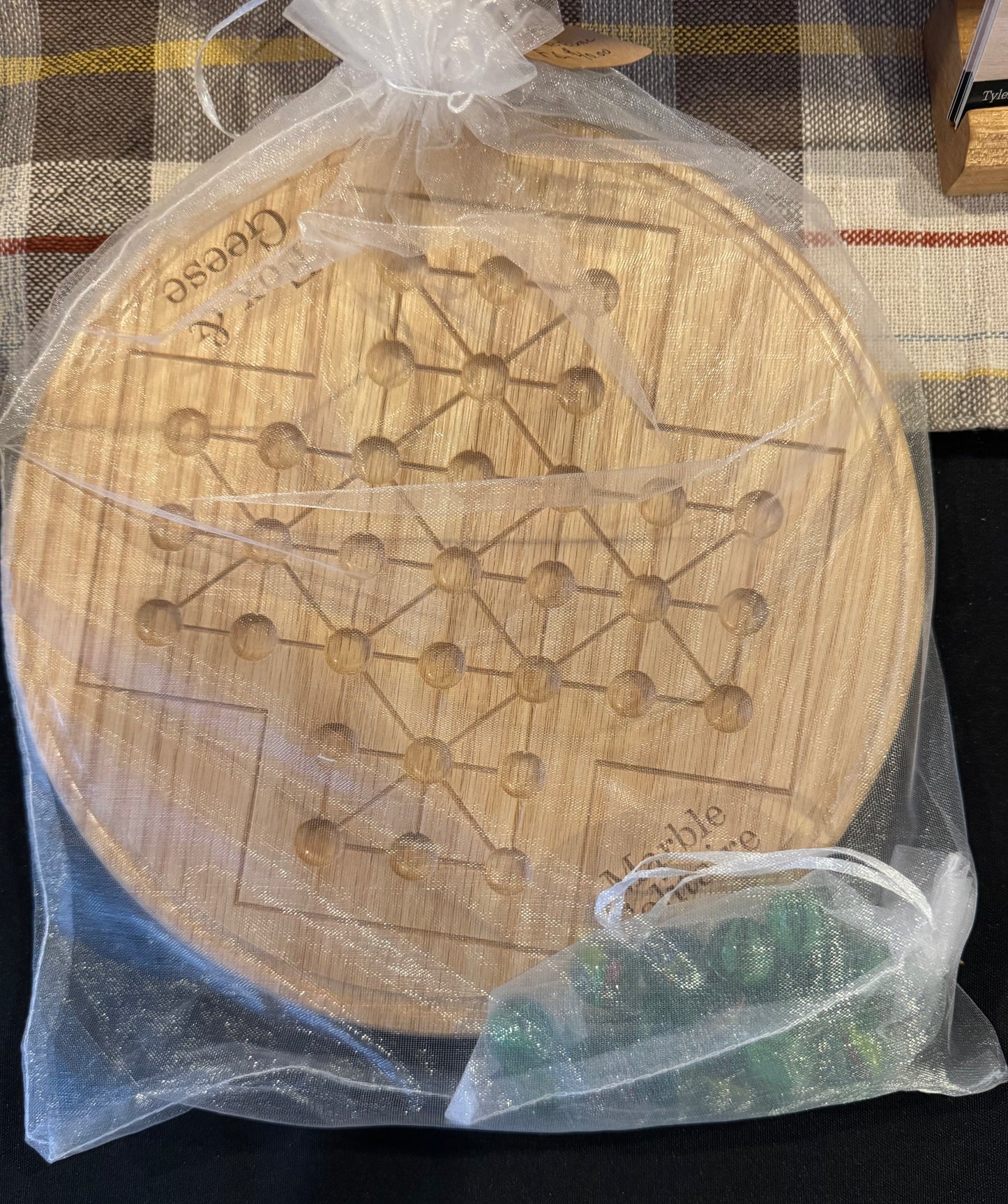 The Final Cut Woodworrking Wood Decor The Final Cut Woodworking Fox & Geese Marble Game