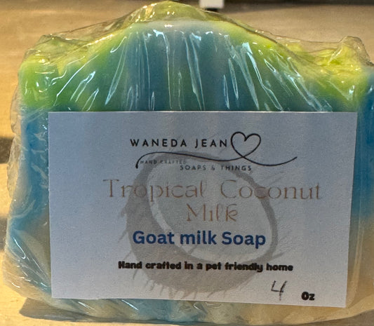 Waneda Jean Soaps Bar Soap Waneda Jean Soaps Tropical Coconut Milk