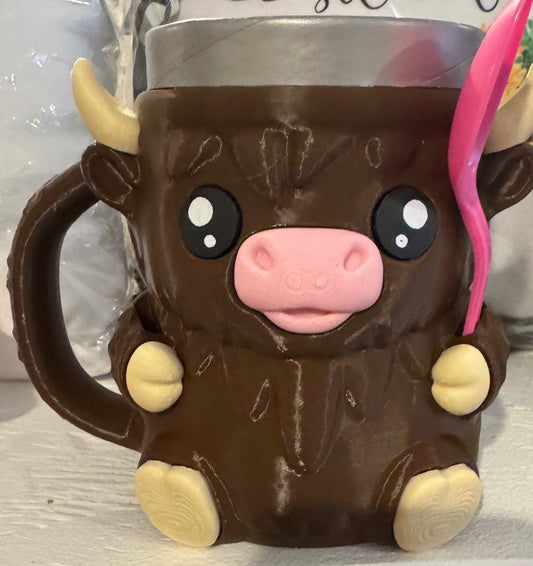 Fun 3D Print Items 3D Printed Items Robinson Family Soaps & Gifts Cow Ice Cream Holder