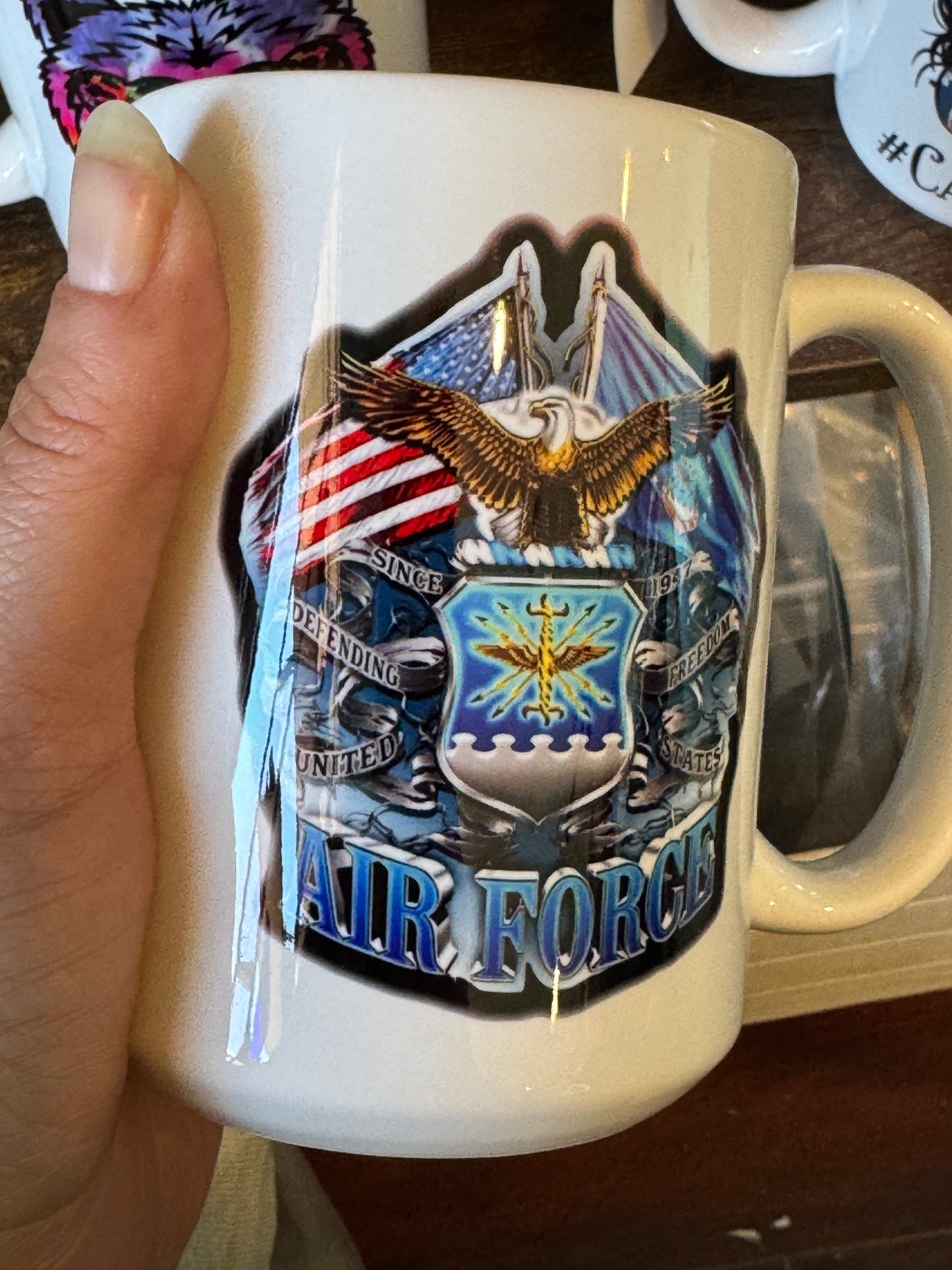 Coffee Mugs Coffee Mugs Pishner's Creations Air Force