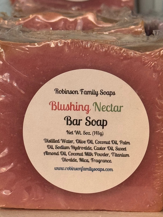 Blushing Nectar Bar Soap Bar Soap Robinson Family Soaps