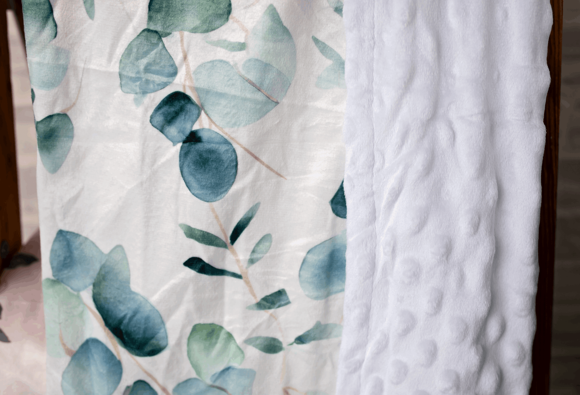 Eucalyptus Embrace Minky Blanket